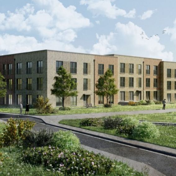 Artist's impression of a new build development in Wallyford