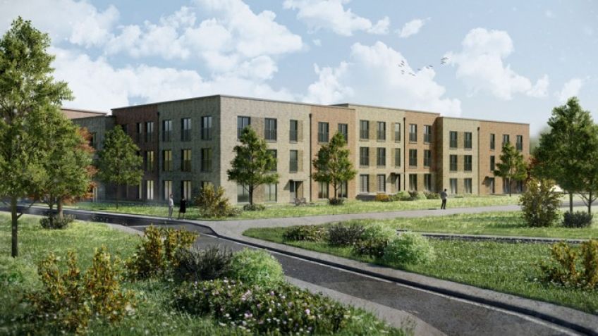 Artist's impression of a new build development in Wallyford