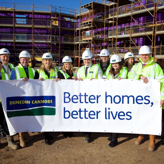 Dunedin Canmore marks start of new homes at Greendykes, Craigmillar