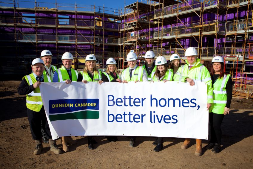 Dunedin Canmore marks start of new homes at Greendykes, Craigmillar