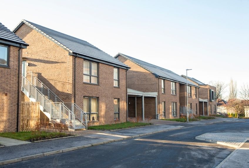 GHA new-build homes at Kingsway Court in Scotstoun
